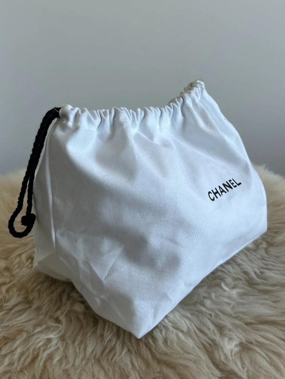 CHANEL drawstring makeup